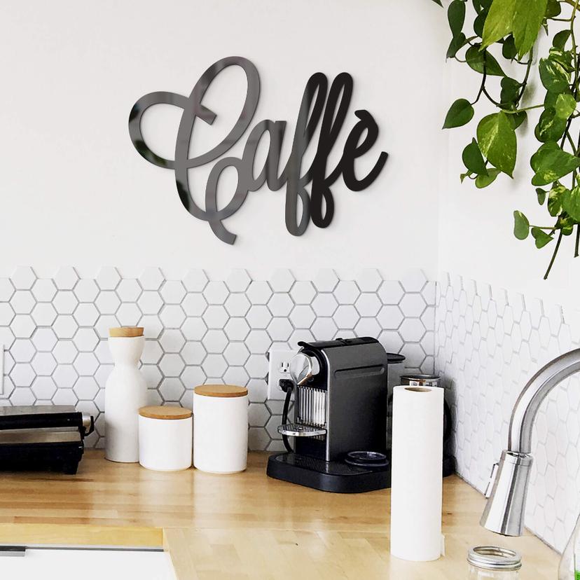 Décoration en verre acrylique Caffè