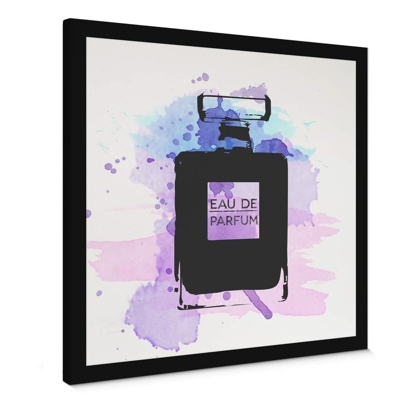 Lienzo Eau de Parfum Acuarela - Gris