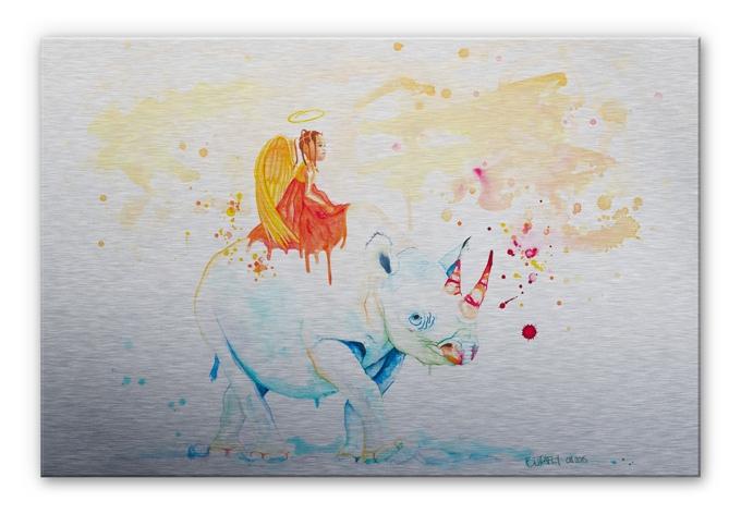 Aluminium Dibond – Black Rhino