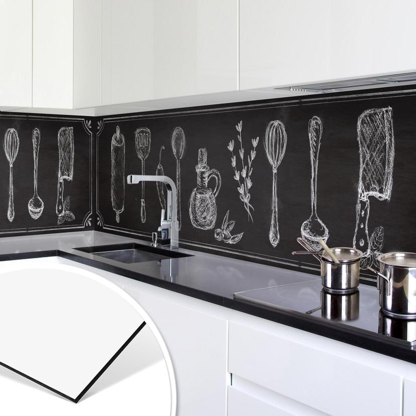 Revêtement pour cuisine - Alu-Dibond -Rustic Kitchen