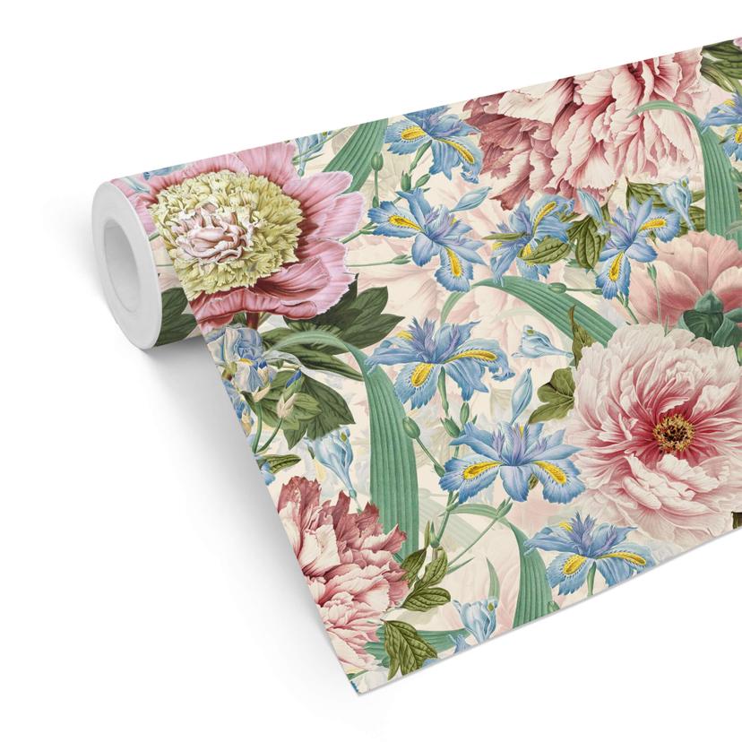 Papier peint à motifs UN Designs - Fleurs vintages