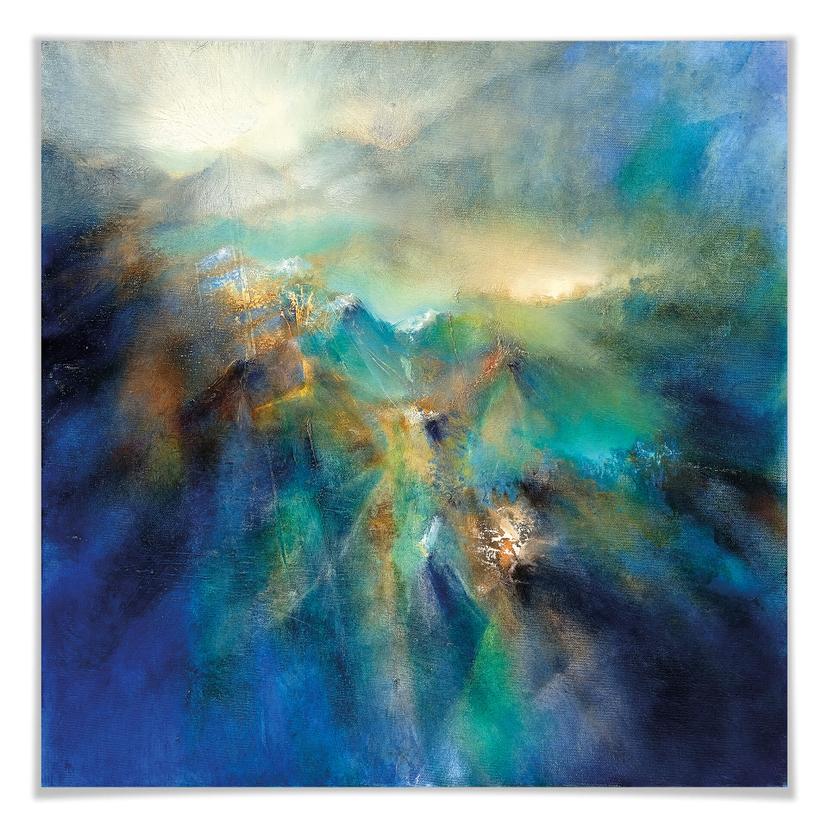 Póster Schmucker - Sobre las cumbres de las montañas
