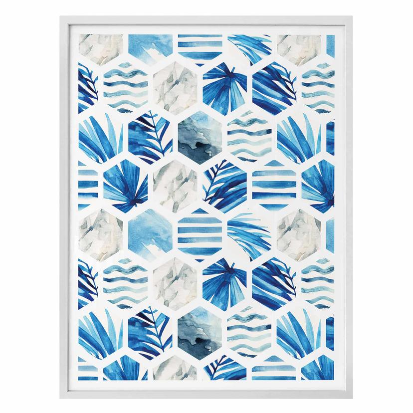 Poster Aquarelle - Vagues