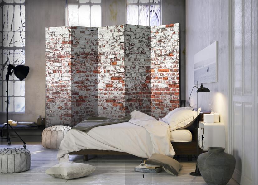 Schermo divisorio - Eco dei tempi passati, 5 pezzi - 225x172 cm