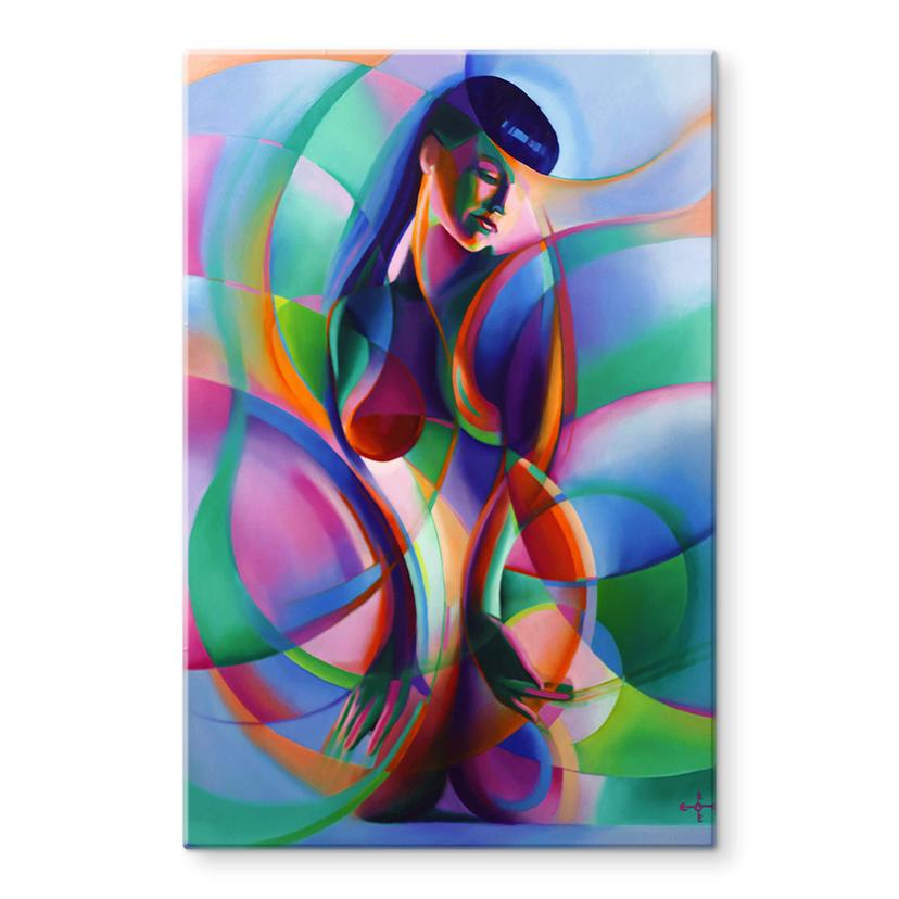 Tableau sur verre Akkers - Le retour de la Bettie Page