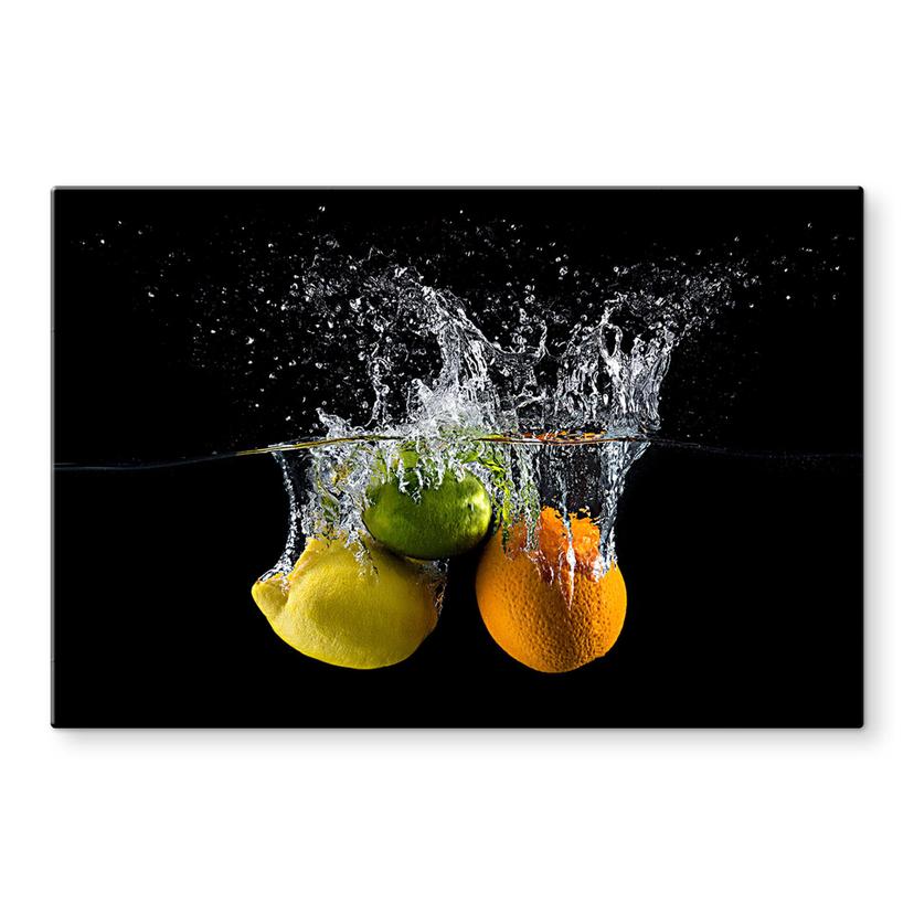 Tableau sur verre Mogyorosi - Des éclats fruités d'agrumes
