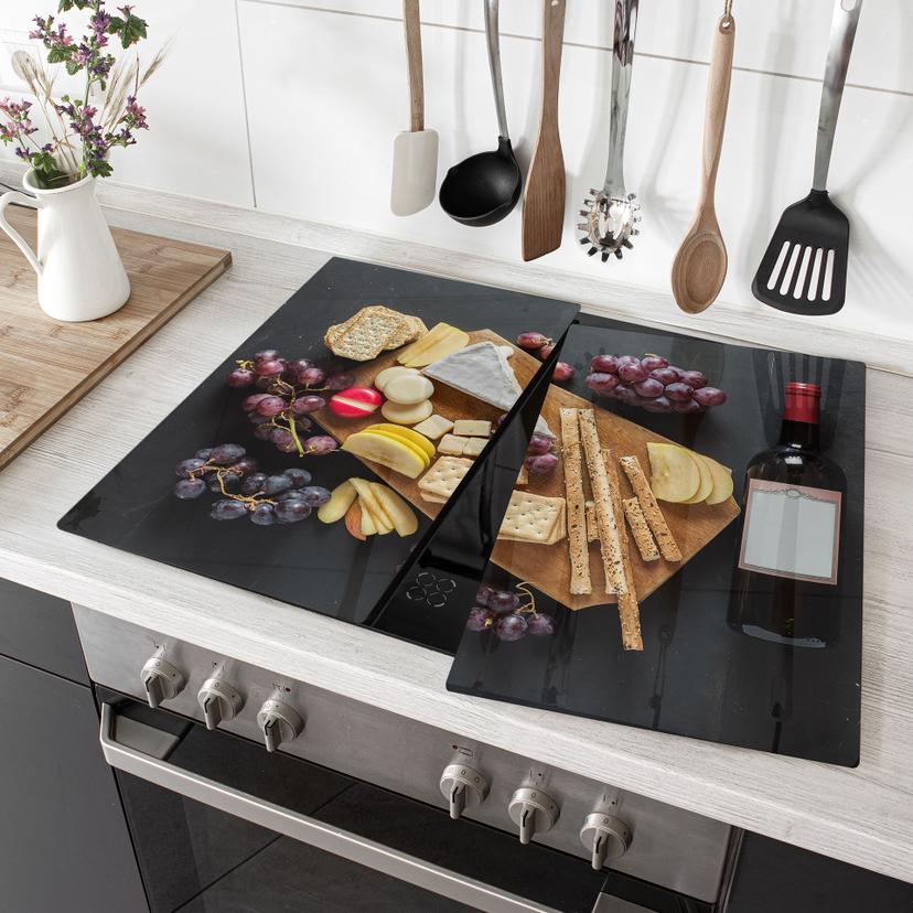 Plaque de cuisson - fromage et vin