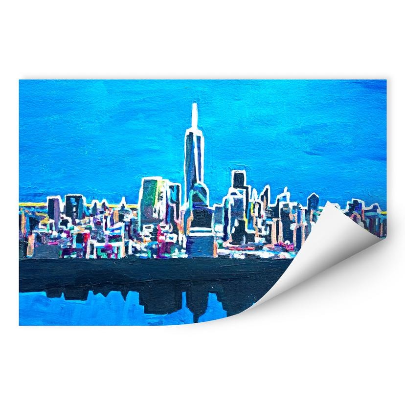 Zelfklevende Poster - Bleichner - New York City