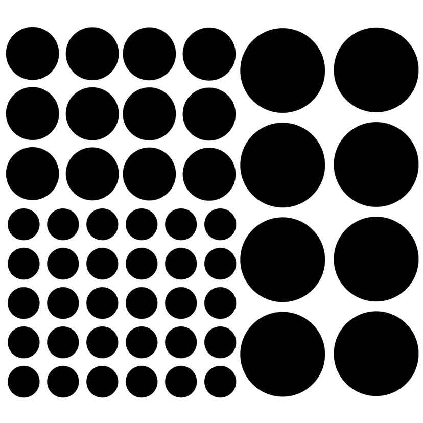 Sticker mural - Points