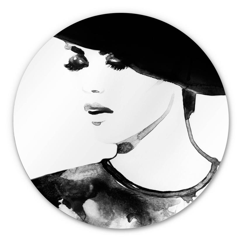 Wandcirkel Alu-Dibond Fashion Victim