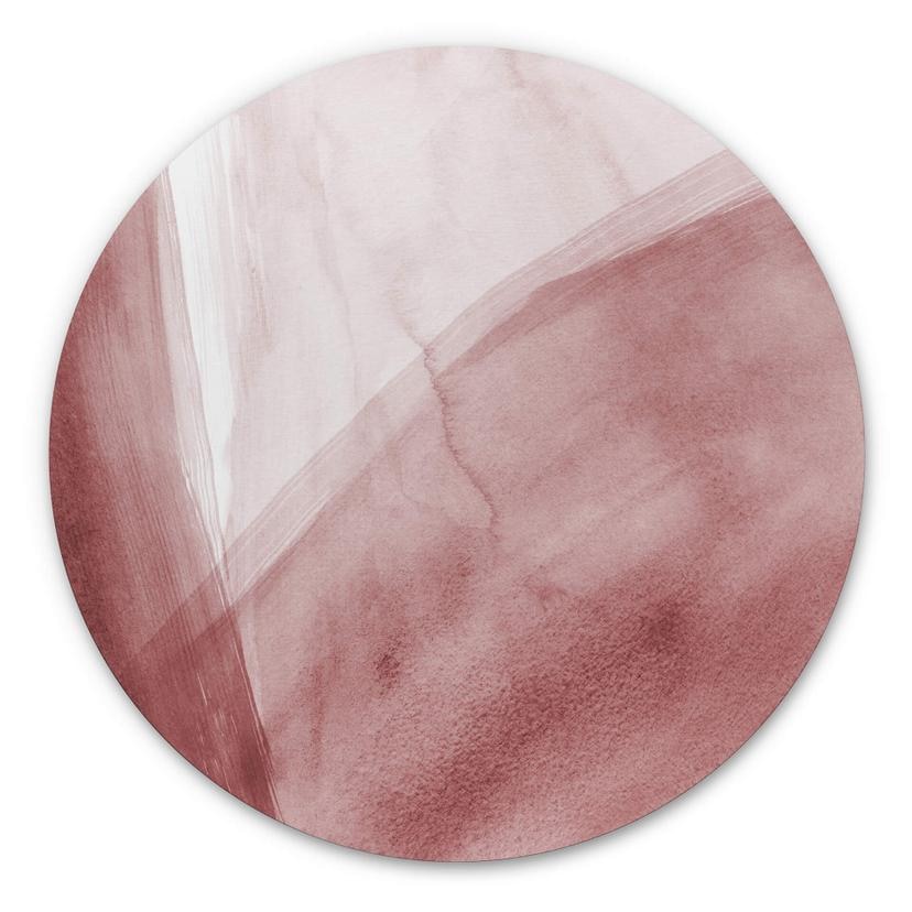 Wandcirkel Nouveauprints - Ruby