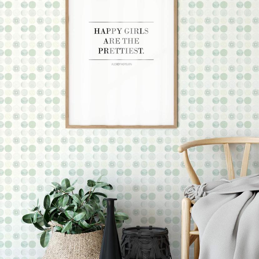 Poster Audrey Hepburn - Happy Girls