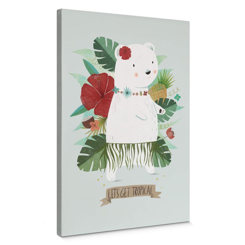 Tableau sur toile Loske - Let´s get tropical