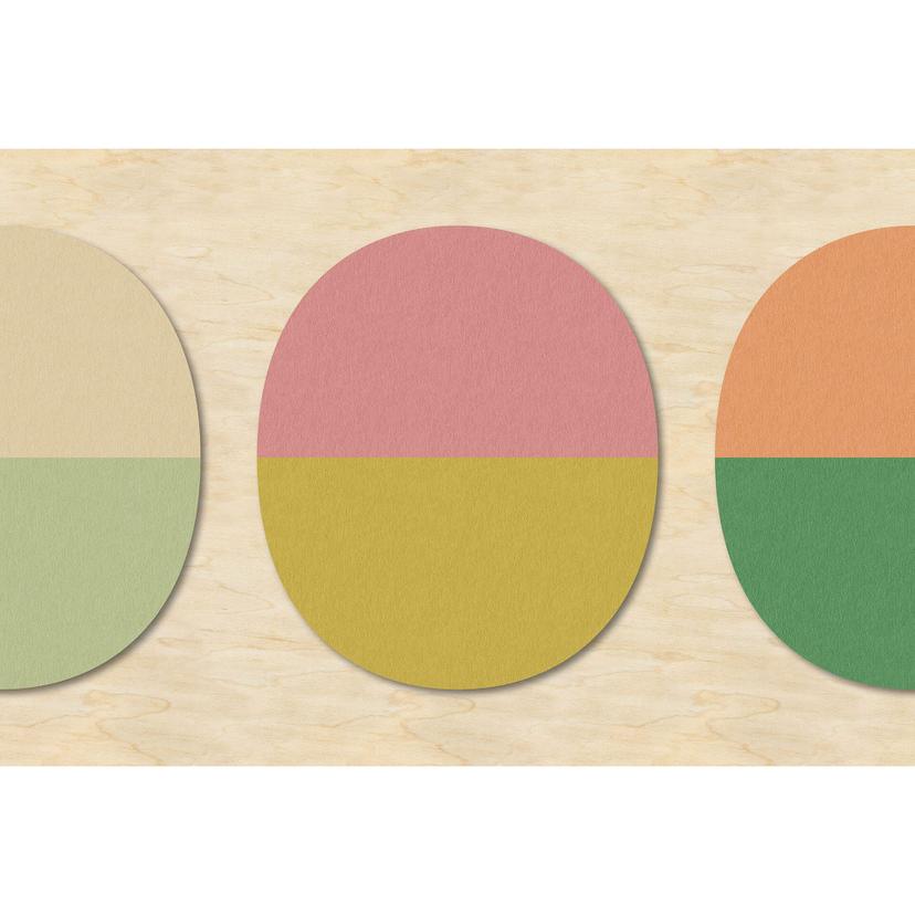 Livingwalls Fotomurale Walls by Patel 2 split ovals 2
