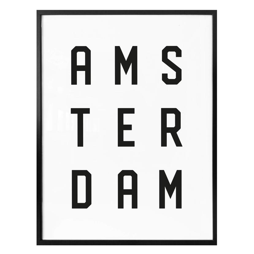 Póster - Tipografía Amsterdam