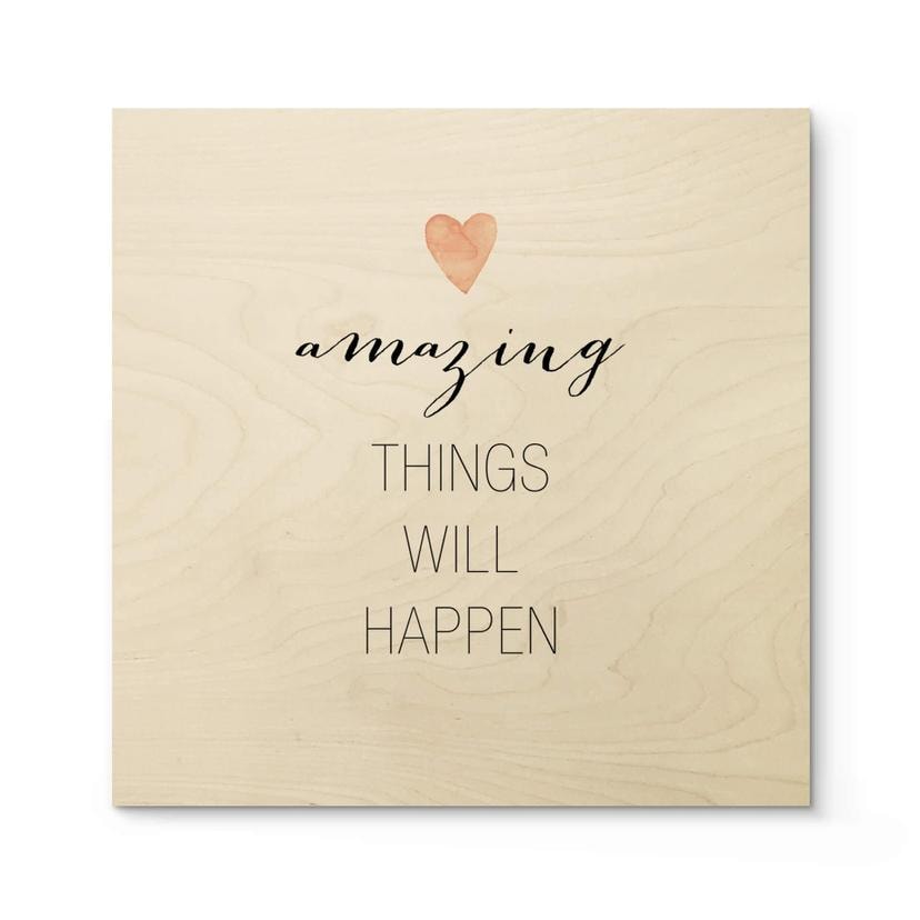 Billede af træ fra Confetti & Cream - Amazing things willhappen - Square