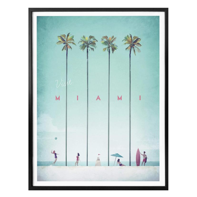 Póster Rivers - Miami