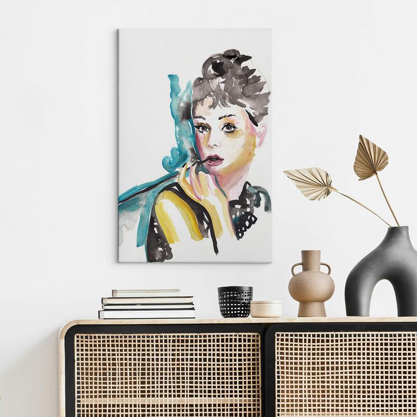 Canvas Verbaan - Audrey is the Prize