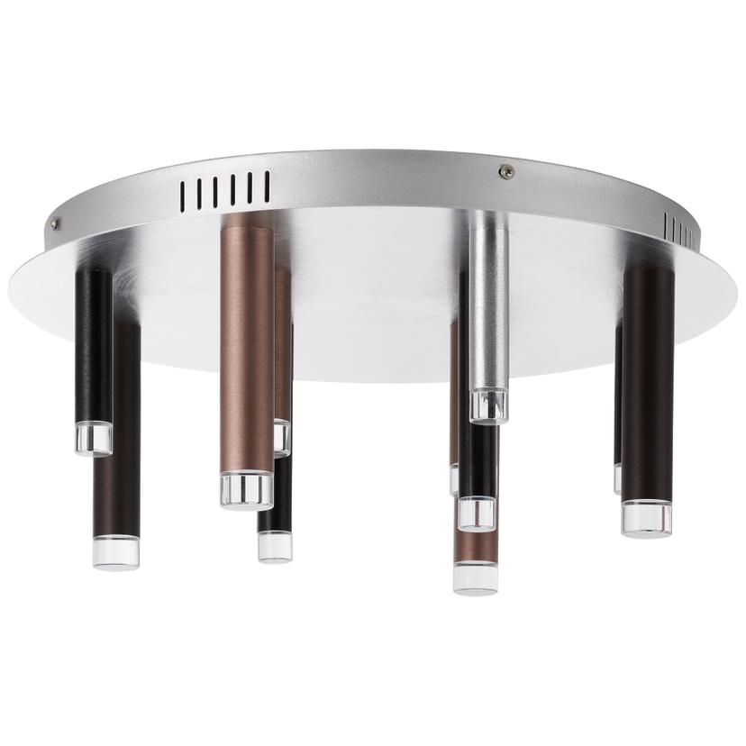 Deckenleuchte Eddy, braun, 21,5 x 50,5 cm, Metall Deckenlampe