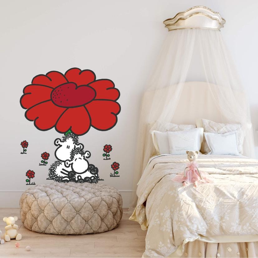 Muursticker Sheepworld - Lievelingsplek