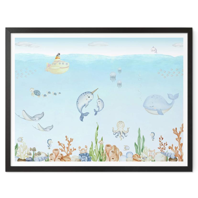 Plakat Oliver Robins - Underwater Friends