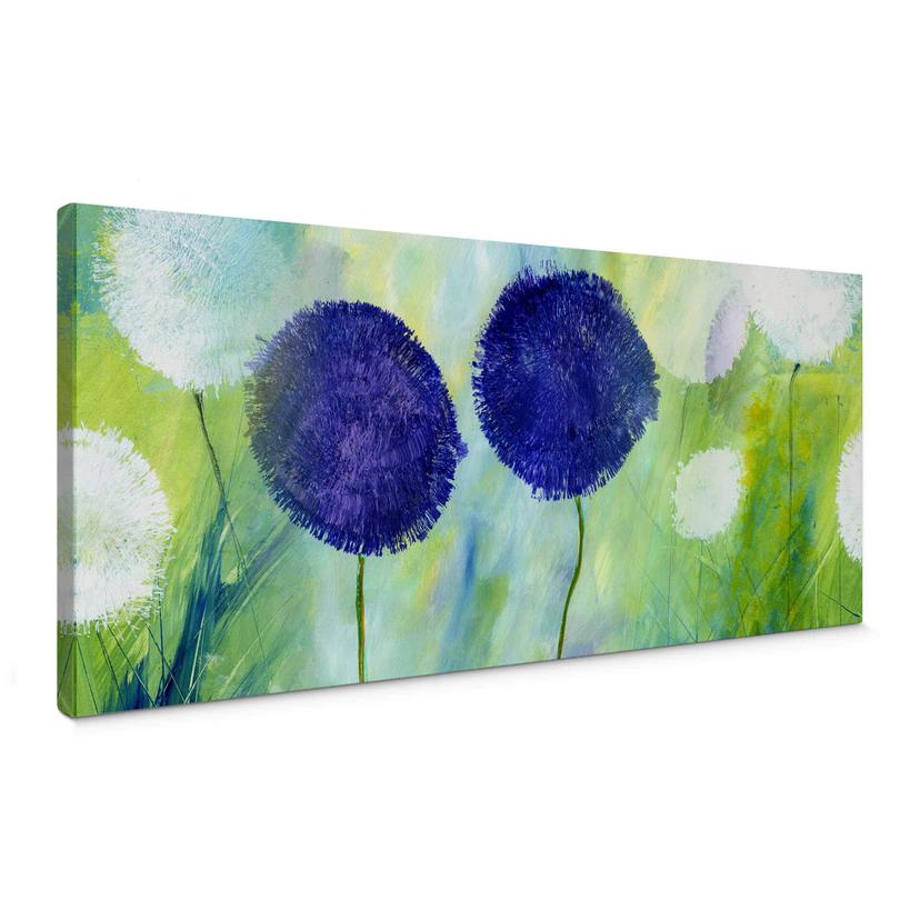 Tableau sur toile Niksic - Allium Pourpre - Panorama