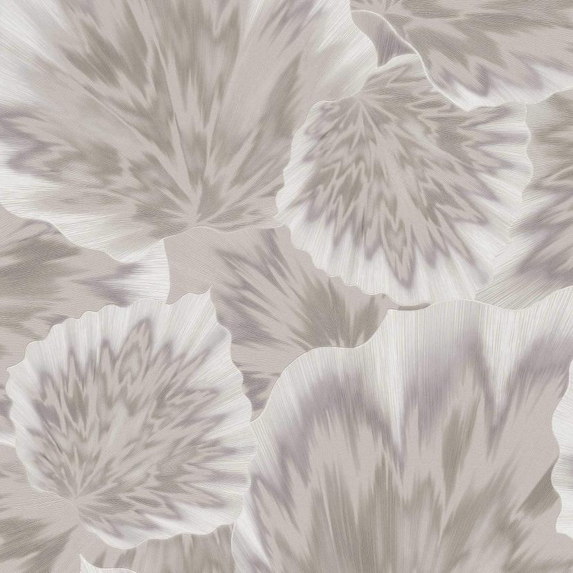 Papel pintado no tejido con Muestras gráficas en beige