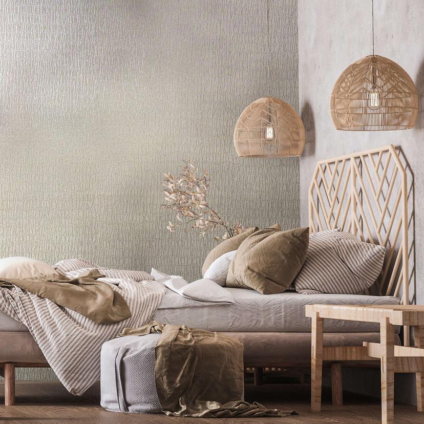 tekstureret tapet, non-woven tapet Kumano beige