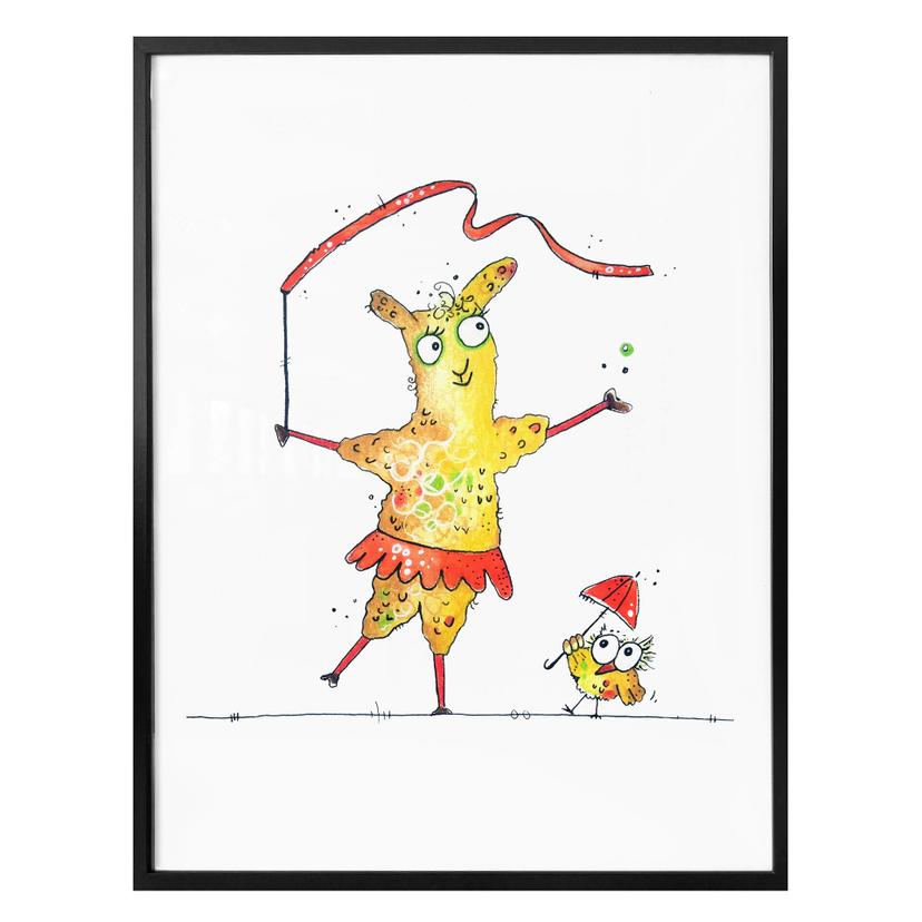 Póster Hagenmeyer - Llama bailarina