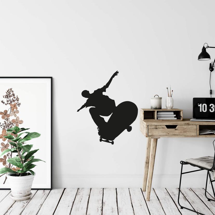 Muursticker Skateboarder 04