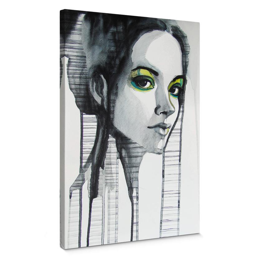 Tableau sur toile Green Eyeshadow