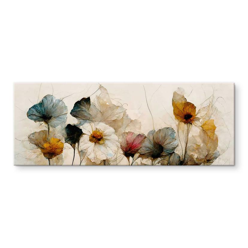 Akrylbillede Buket af tørrede blomster - Treechild - Panorama