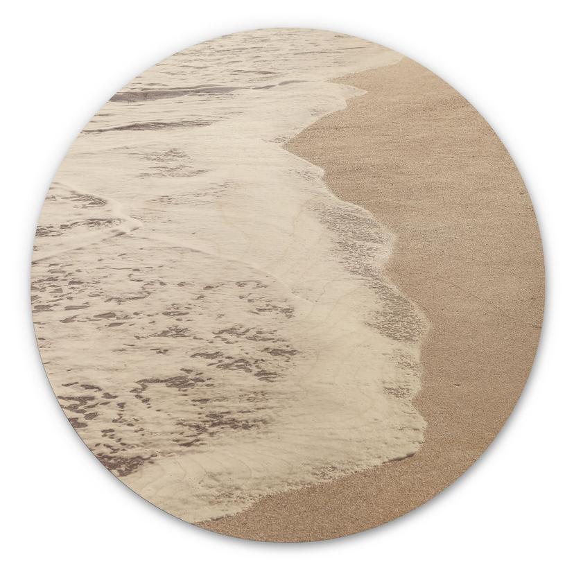 Væg cirkel træ Lyden af havet - 1X Studio