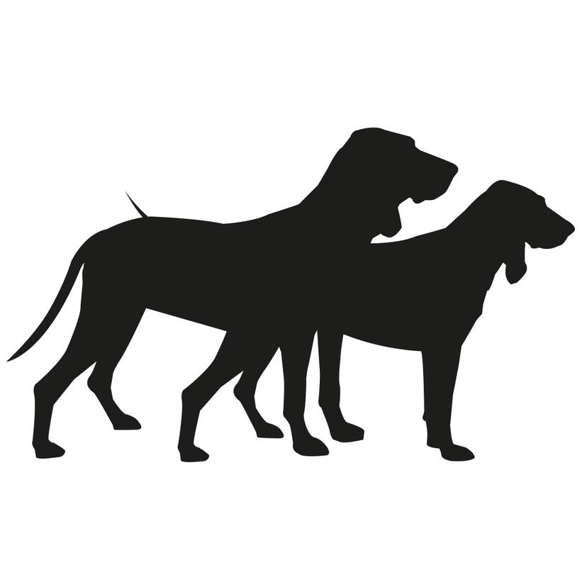 Wandtattoo Hunde