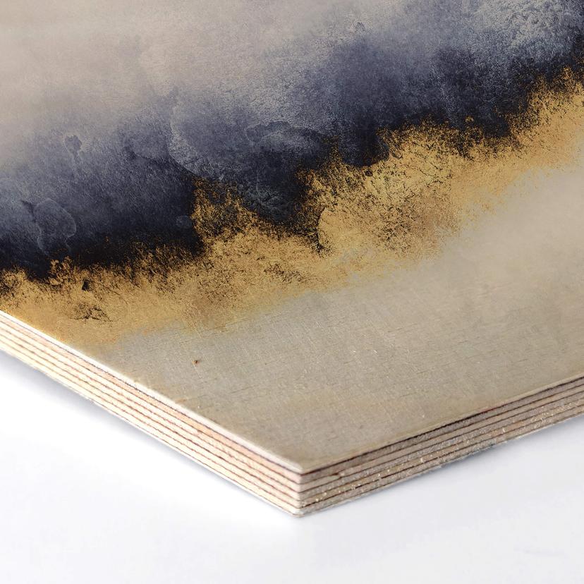 Hexagon - Holz Birke-Furnier Fredriksson - Tagesli