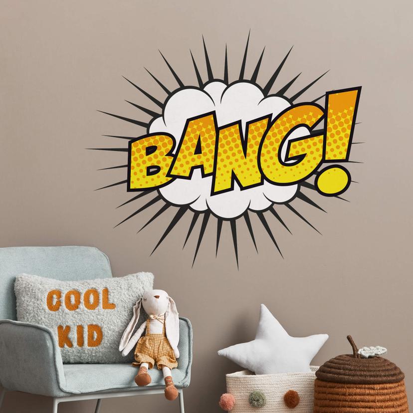 Wallsticker -  Comic Soundeffect - Bang