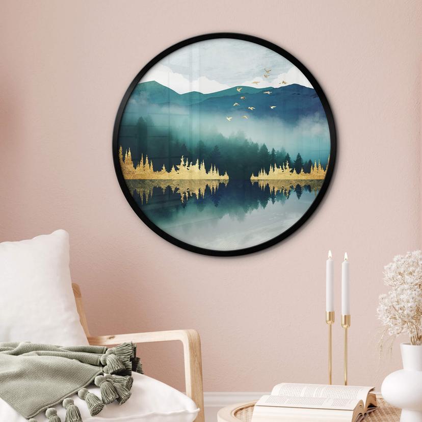 Poster SpaceFrog Designs - Morning Calm - Rund