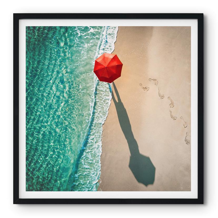 Póster Ambra - A lo largo del mar - Cuadrado