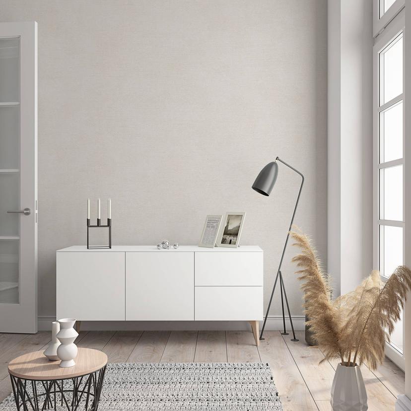 Ensfarvet tapet, ensfarvet fleece tapet Nuancer af grå