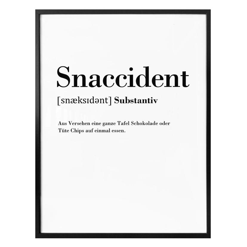 Poster Grammatik - Snaccident