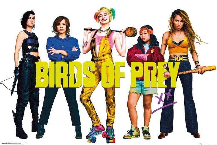 Poster, Filmposter Birds of Prey: The Emancipation of Harley Quinn - Group 91,5x61 cm