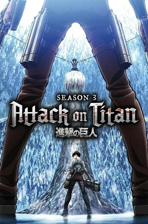 Poster, film poster Attack On Titan - Key Art Season 3 61x91,5 cm