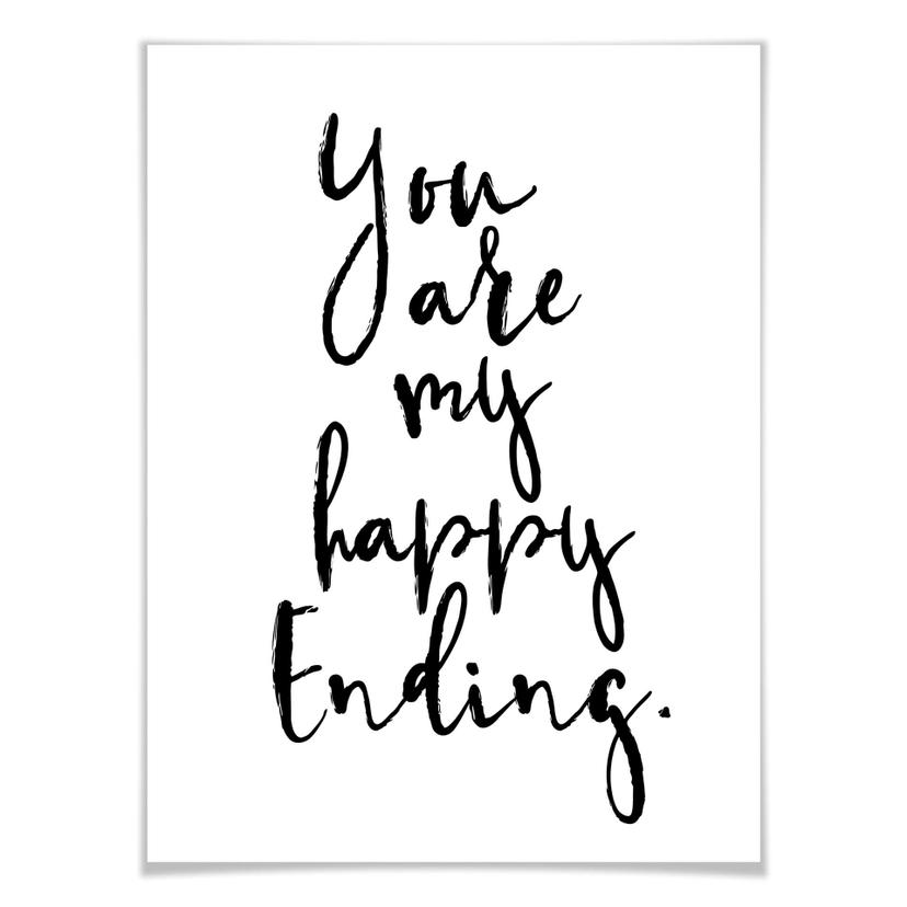 Poster You are my happy ending