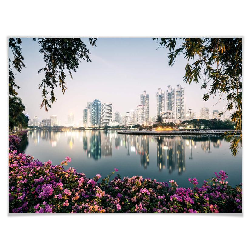Poster Colombo - Bangkok et ses lumières