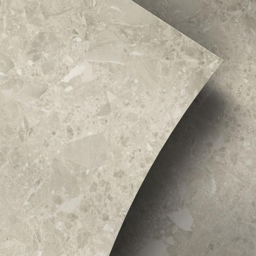 Klebefolie Steinoptik, Terrazzo hell - Möbelfolie, Küchenrückwand, Badfolie, Fliesenaufkleber