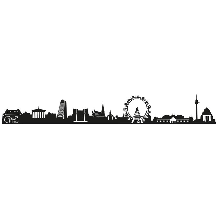 Sticker mural - Vienne Skyline