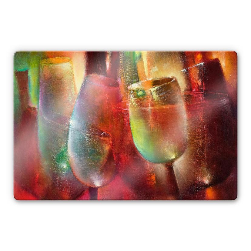 Glasschilderij Schmucker - at a later time 02
