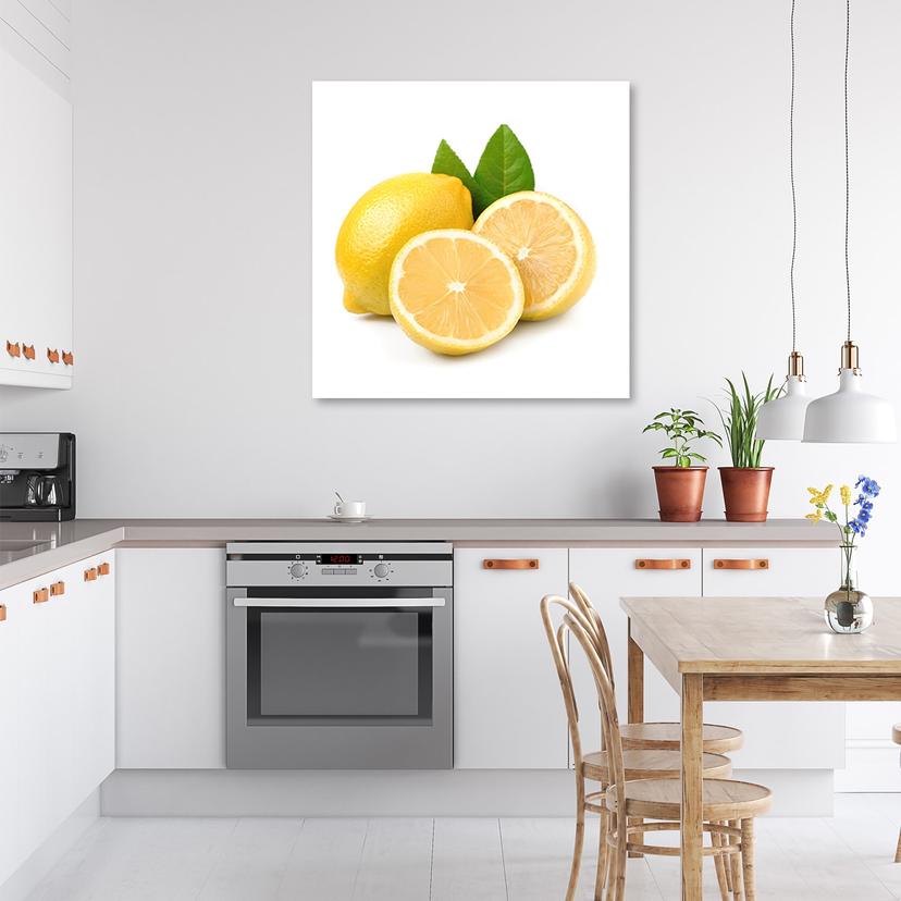 Stampe su tela, frutta al limone