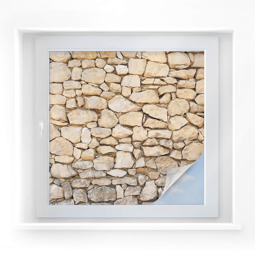 Vinilo privacidad pared 01 - cuadrado