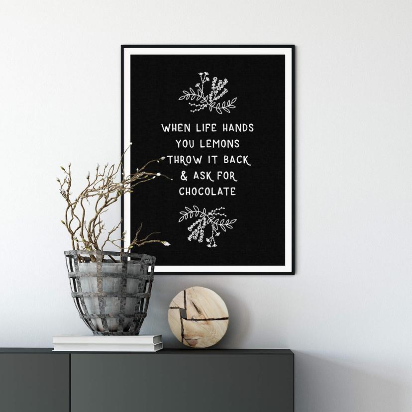 Póster Orara Studio - Cuando la vida te da limones